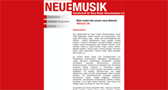 Desktop Screenshot of neue-musik-oberschwaben.de